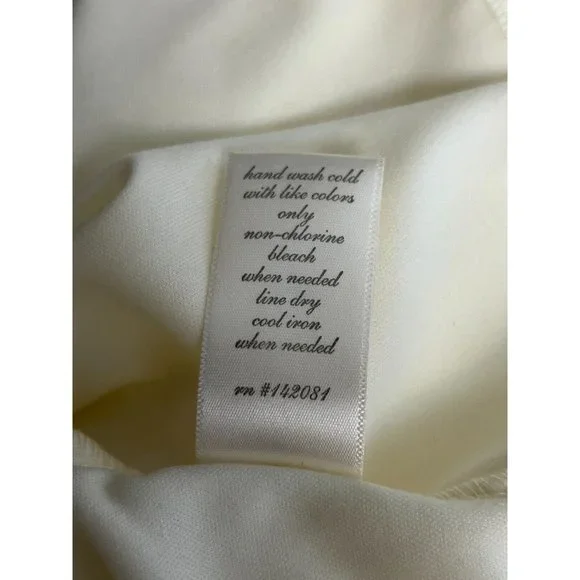 Altar’D State Florentina H3 Ivory Ruffled Wrap Dress Polyester Women's Small NWT - Picture 9 of 9